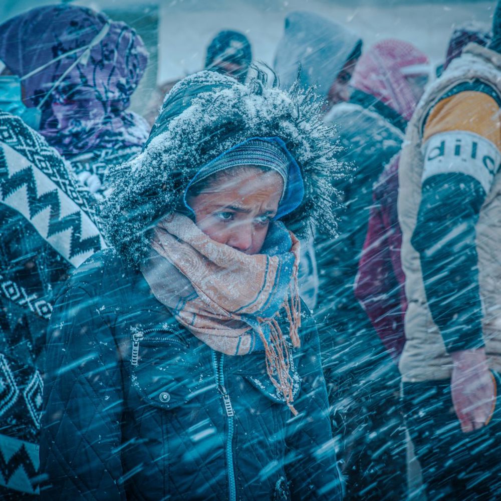 child in winter