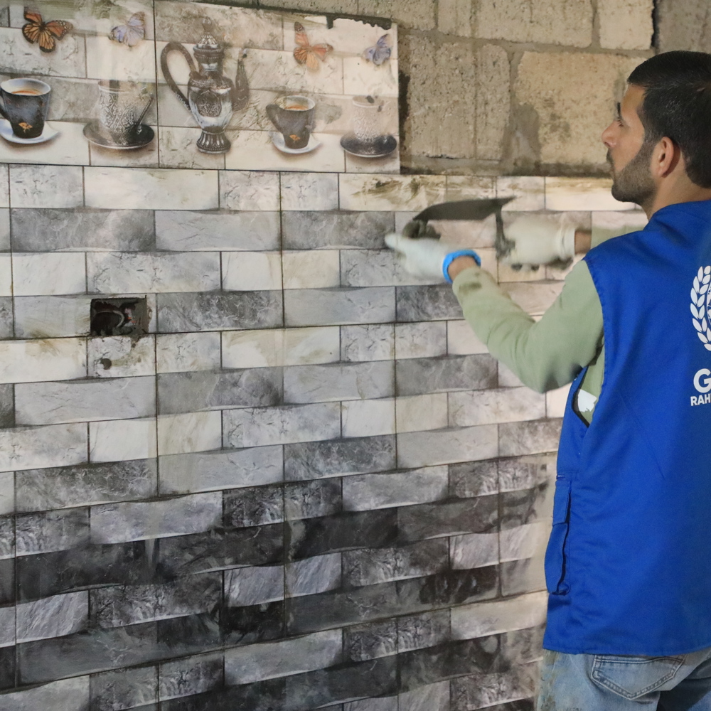 GRF restore homes for refugees