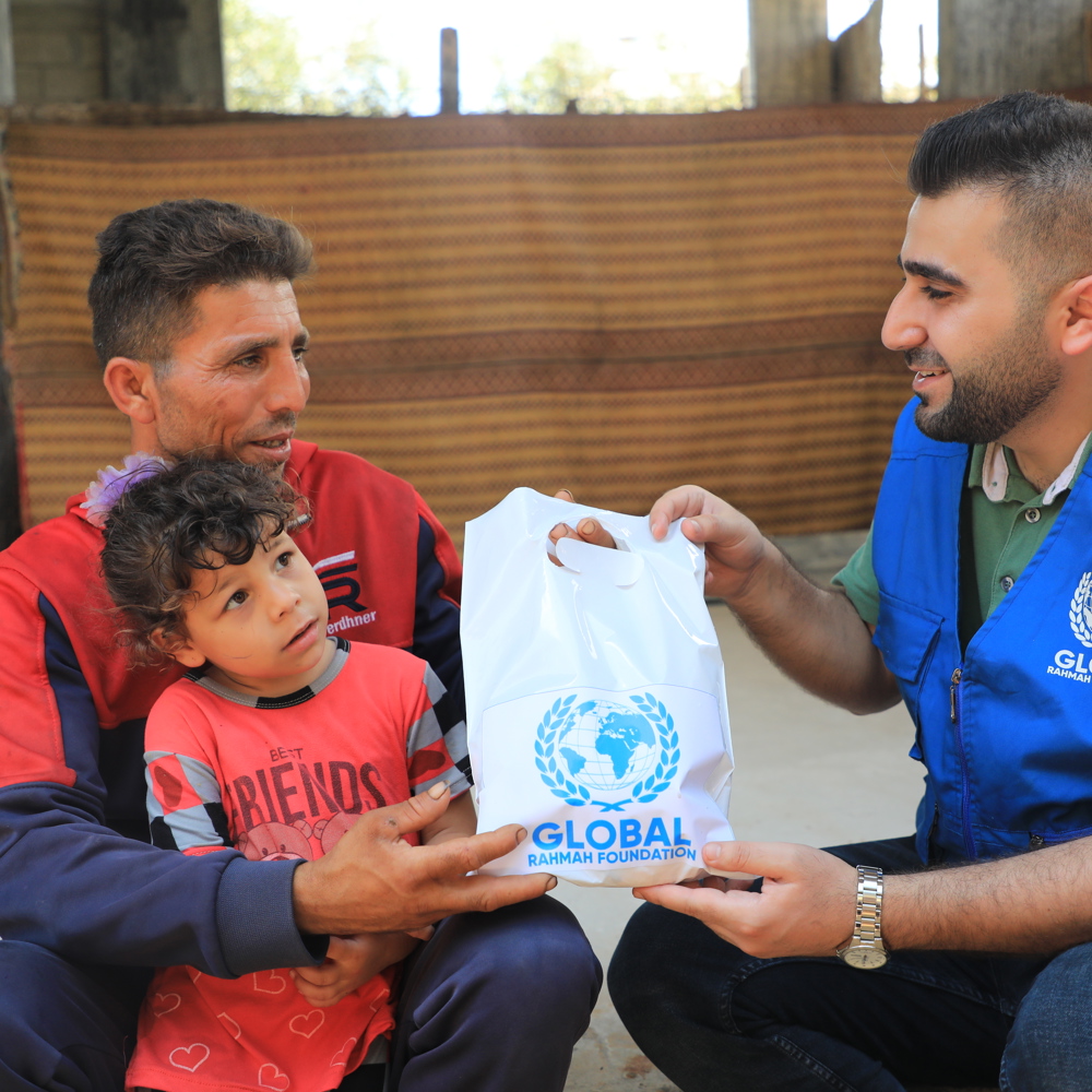GRF distributing Qurbani meat