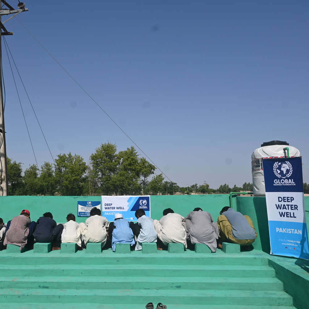 GRF deep water well in Pakistan