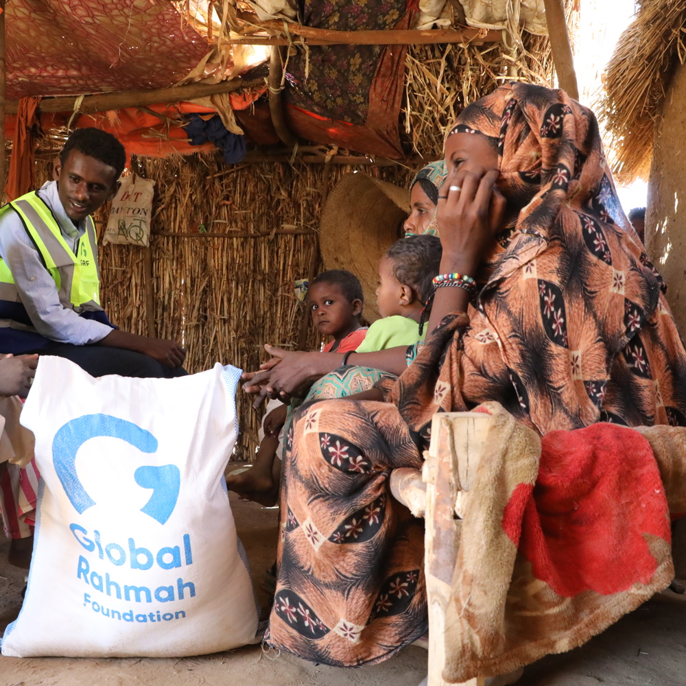 GRF food parcel Sudan 2025