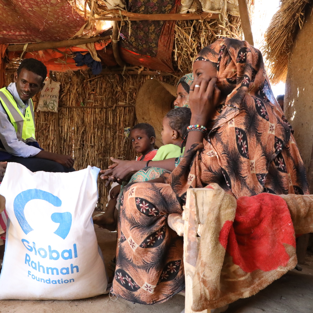 GRF food parcel Sudan 2025