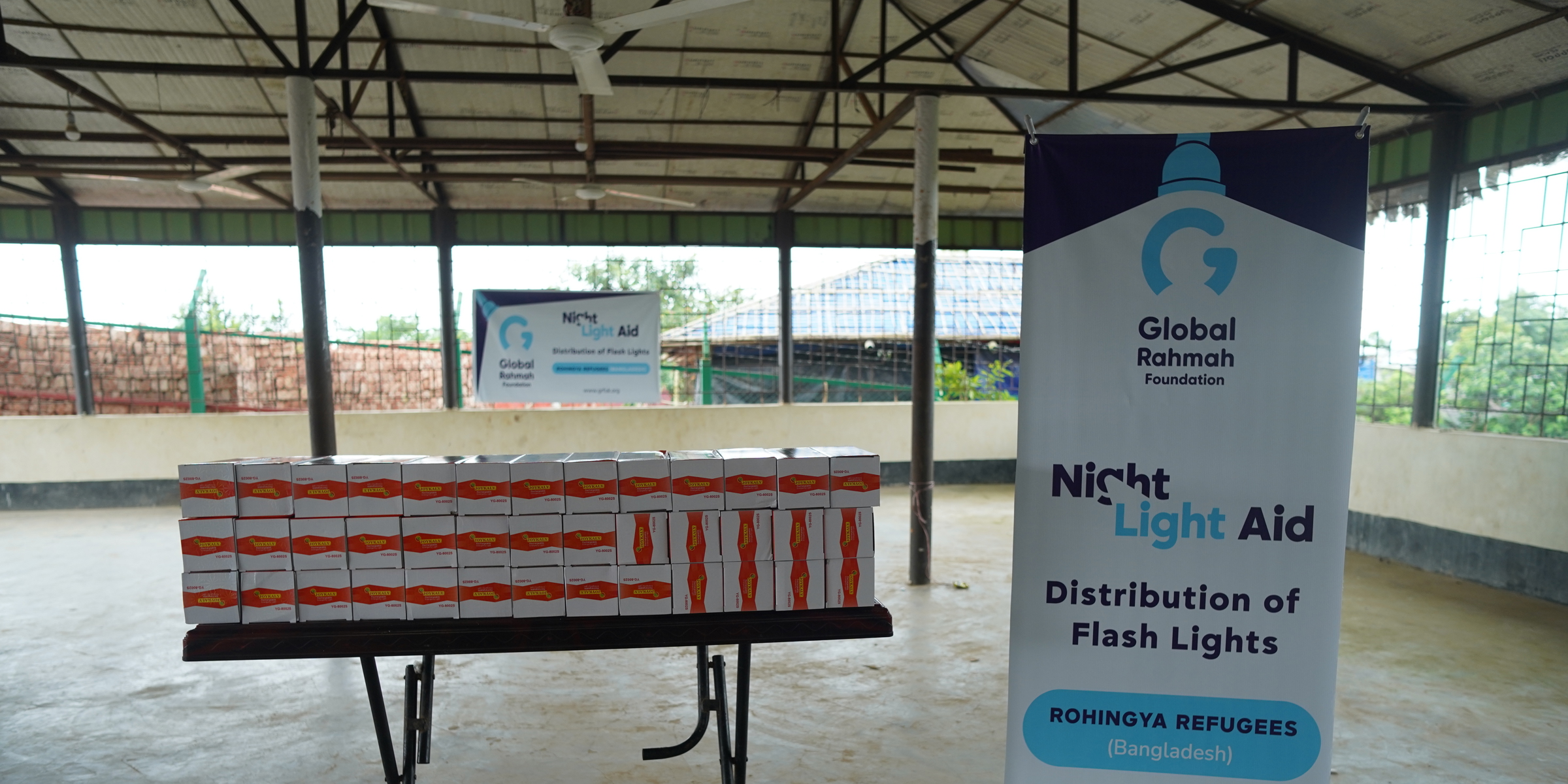 GRF Night Light Aid for Rohingya refugees in Bangladesh