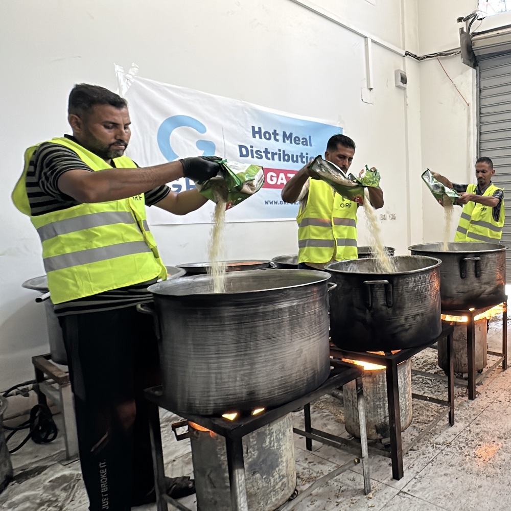 GRF Gaza hot meals