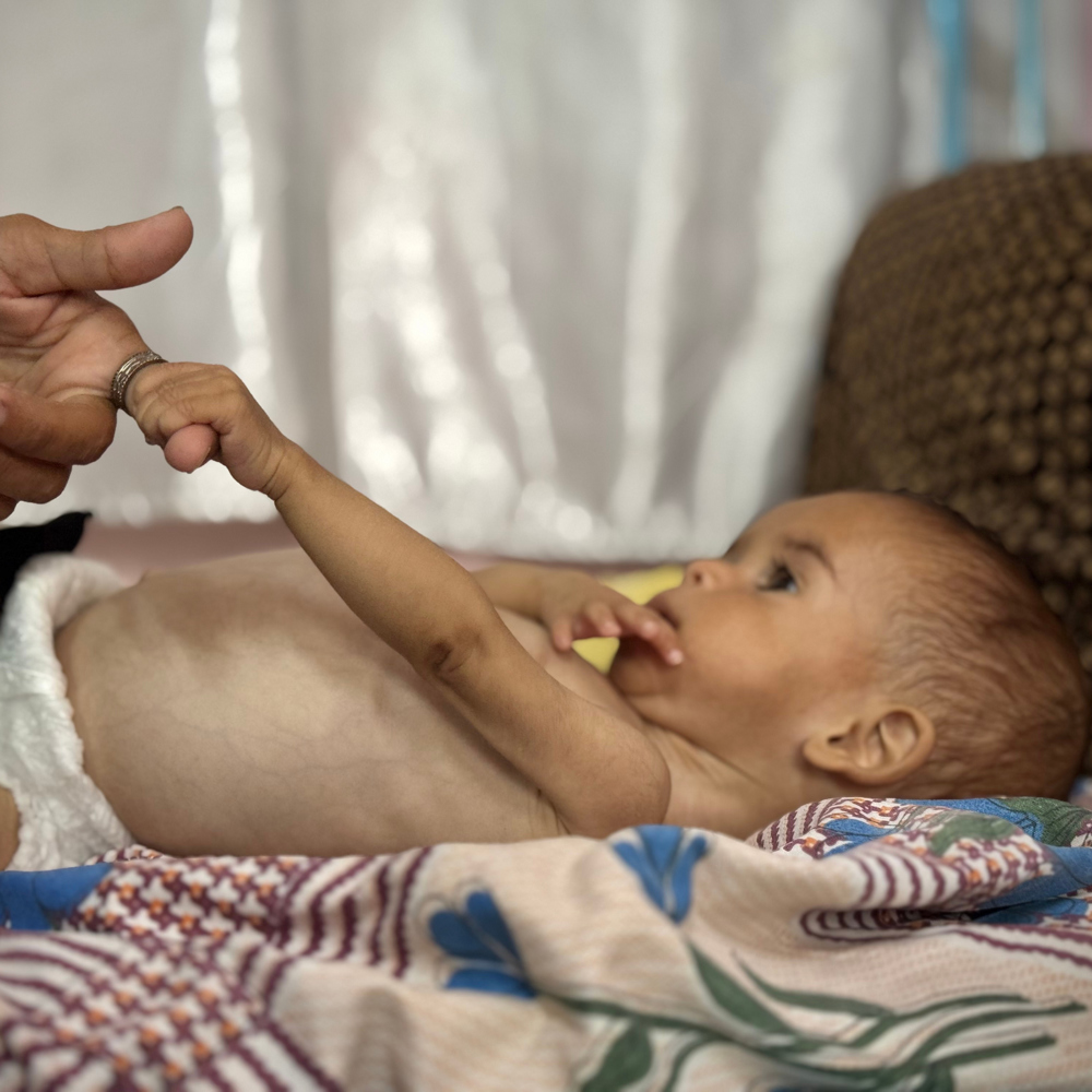 baby Sila in Gaza