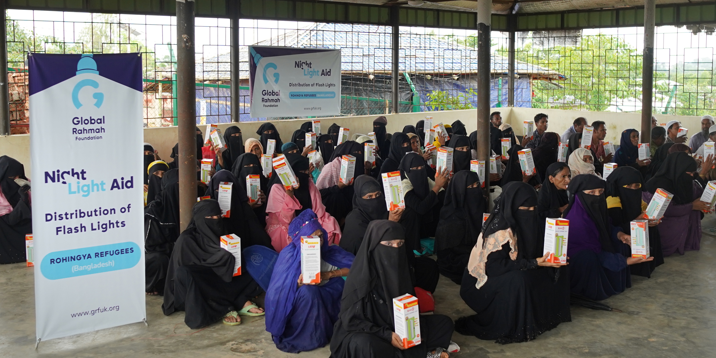 GRF Night Light Aid for Rohingya refugees in Bangladesh