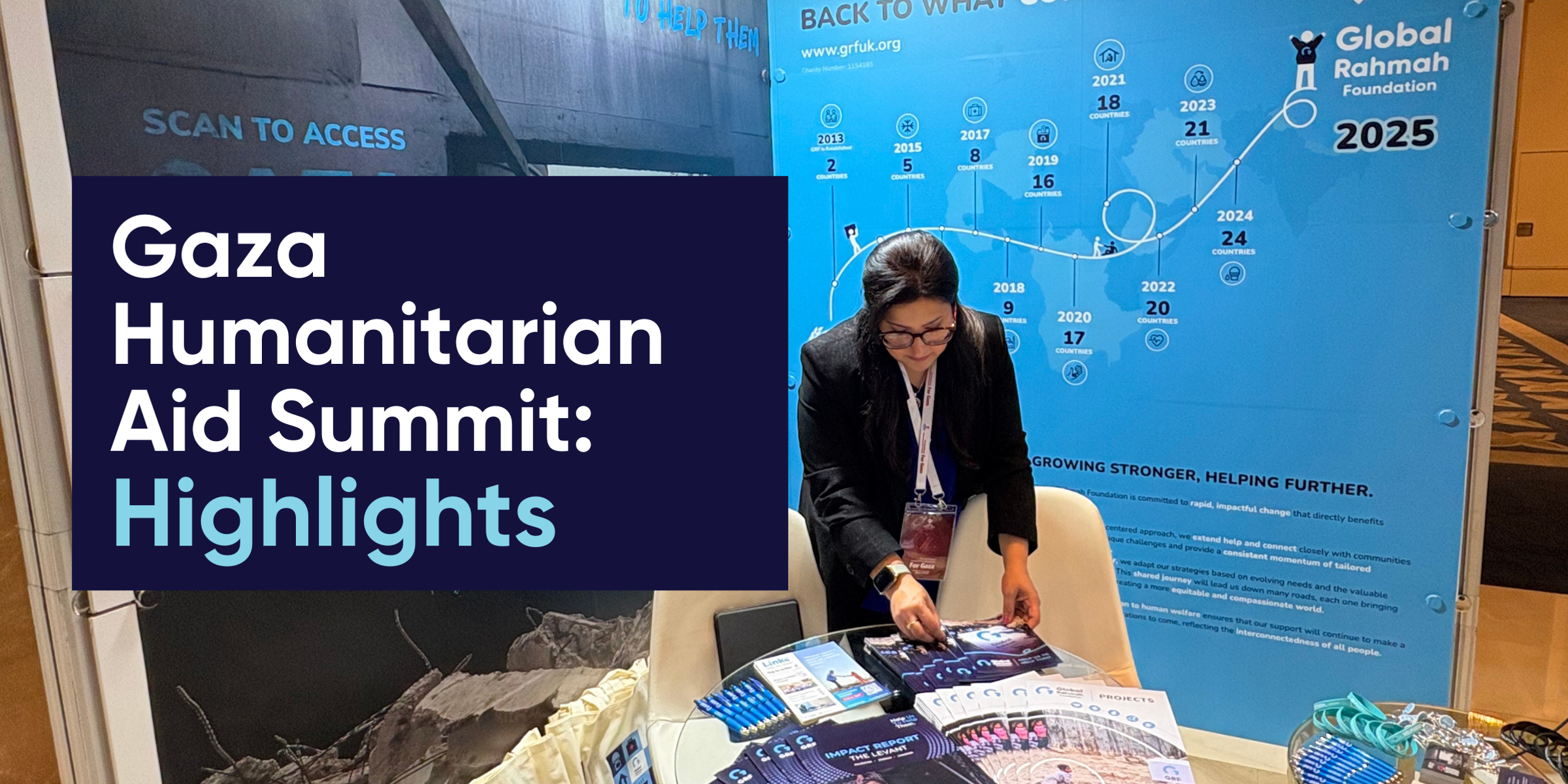 Gaza humanitarian aid summit for Gaza