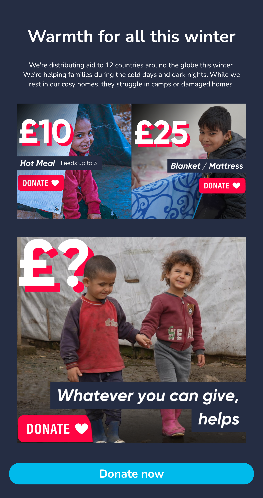 Donate to GRF Winter Appeal