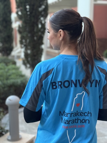 Marrakech Marathon back of shirt