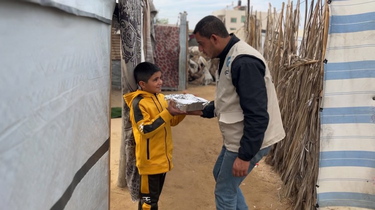 Gaza Hot Meal Distribution January 2025