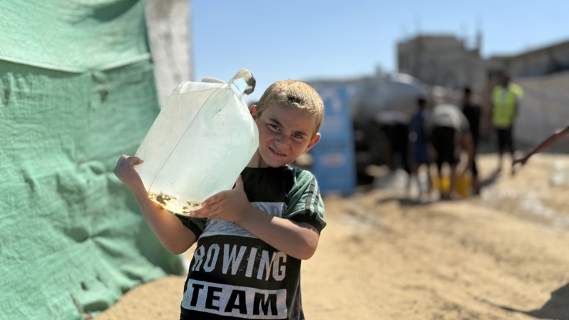 Gaza water distribution 2026